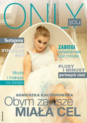 Drodzy, zapraszam Was do pobrania (pod linkiem: http://issuu.com/kisproduction/docs/only_you_03 ) najnowszego numeru magazynu internetowego ONLY YOU, gdzie możecie przeczytać świeży wywiad ze mną. :)
Pozdrawiam ciepło Redakcję i dziękuję wszystkim pracującym przy sesji zdjęciowej za miły czas!